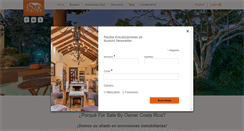 Desktop Screenshot of forsalebyownercostarica.com