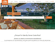 Tablet Screenshot of forsalebyownercostarica.com